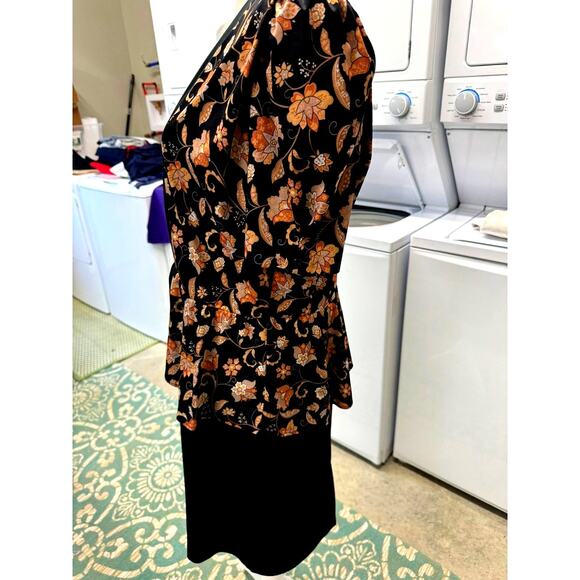 80's ,Dress, Jenni, Size 12, Belt Missing,Vintage 80's Style,Polyester,One Piece - Picture 3 of 7